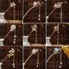 New Chinese Style Ancient Style Bell Orchid Hairpin Chinese Style Pearl Flower Step Tassel Pendant Hanfu Accessories Hairpin Female