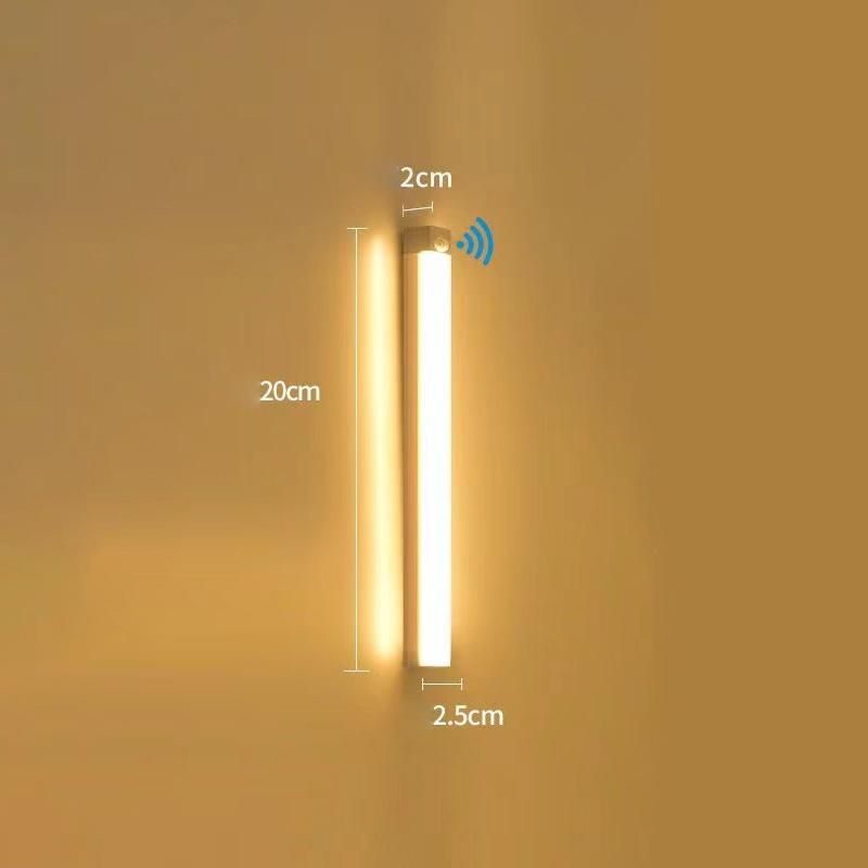 LED Bewegungssensorleuchte Kabelloses LED Nachtlicht Typ C Wiederaufladbare Leuchte für Kleiderschrank Zimmer Schrank Küche Glühbirne