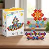 Set di Blocchi da Costruzione Fiore di Prugno Puzzle 3D per Bambini Giocattolo Creativo Fai da Te Regalo