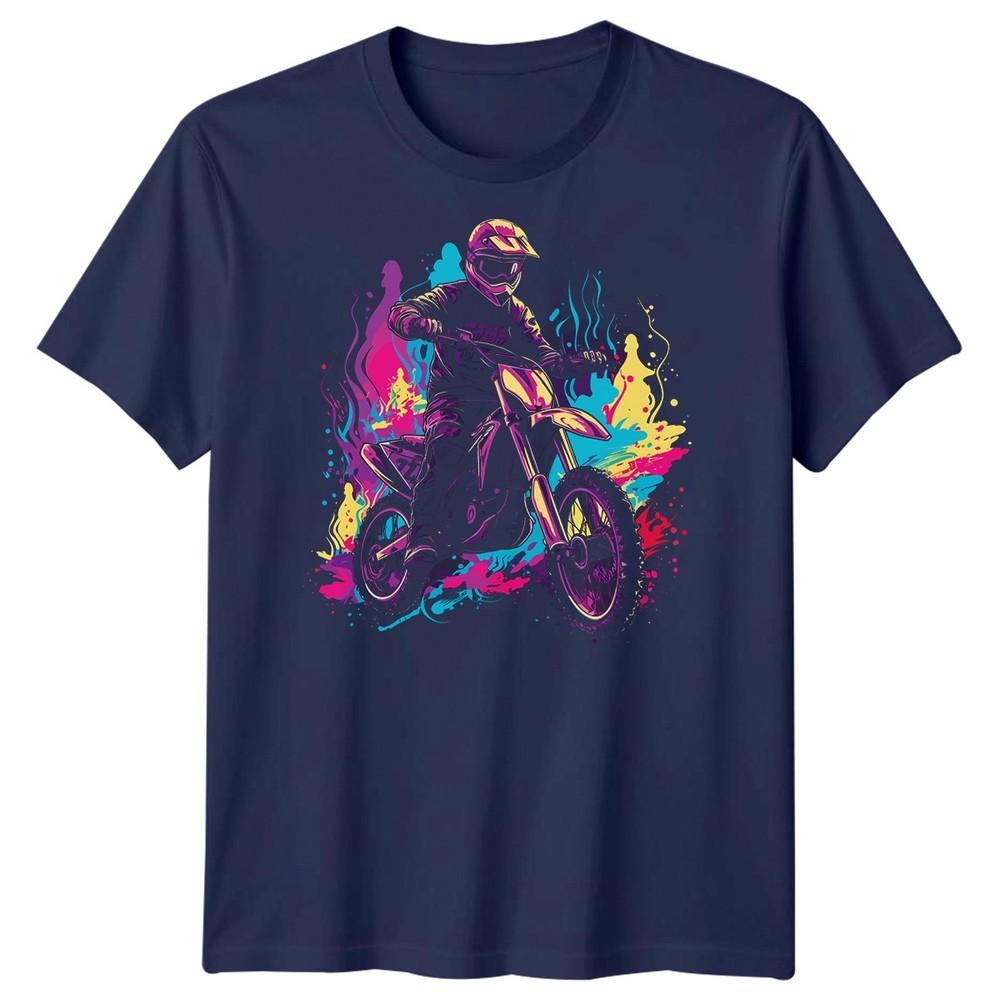 Motocross Rider Dirt Bike Sports Unisexs TShirt Extreme Action