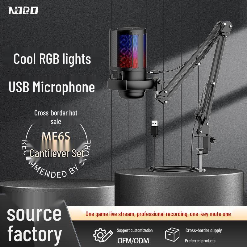 USB Microphone for Gaming, Laptop, Recording, and Live Streaming with Noise Reduction