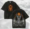 Sauron The Dark Lord Tshirt Vintage Washed Oversized Yk Streetwear Fantasy Shirt Movie Fan Gift Women Men Casual Cotton Tees