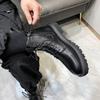 Year Zipper Martin Boots Men'S Short Boots Tooling Fleece Warm Men'S Boots M11-T