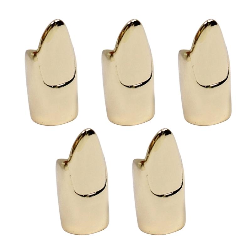 A52E 5PCS Fashion Art Rings Comfort Fit Alloy Finger Accessory Open Rings Alloy Texture Present for Fashion Outfits Gold-color