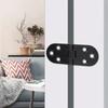 4 Pcs 80*30mm Folding Table Hinges Black Cabinet Door Hinges Durable Flip Top Hinges  Furniture