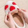 Cixi Cotton Slippers Winter and Autumn with Plush Warm Dirt-resistant Confinement Shoes Cartoon Halloween