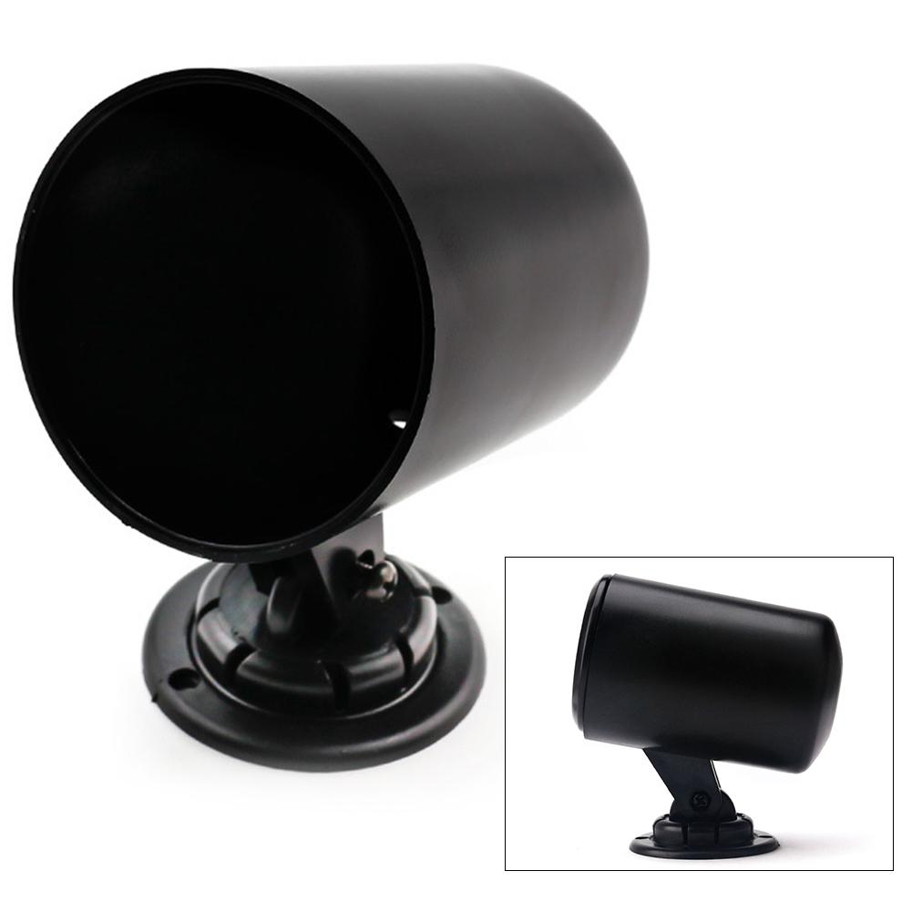 Black Single Instrument Frame Black Easy Installation LED Display Wide Compatibility ABS Car Models Easy Installation Light