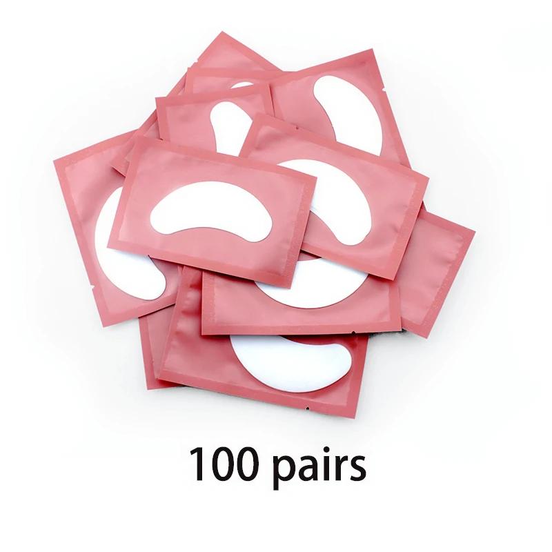 OWOSC 50/100PCS Wholesale Hydrogel Gel Eye Patches for Eyelash Extension Eyepads Eyelash Patch Lash Extension Mask Eyepad Makeup