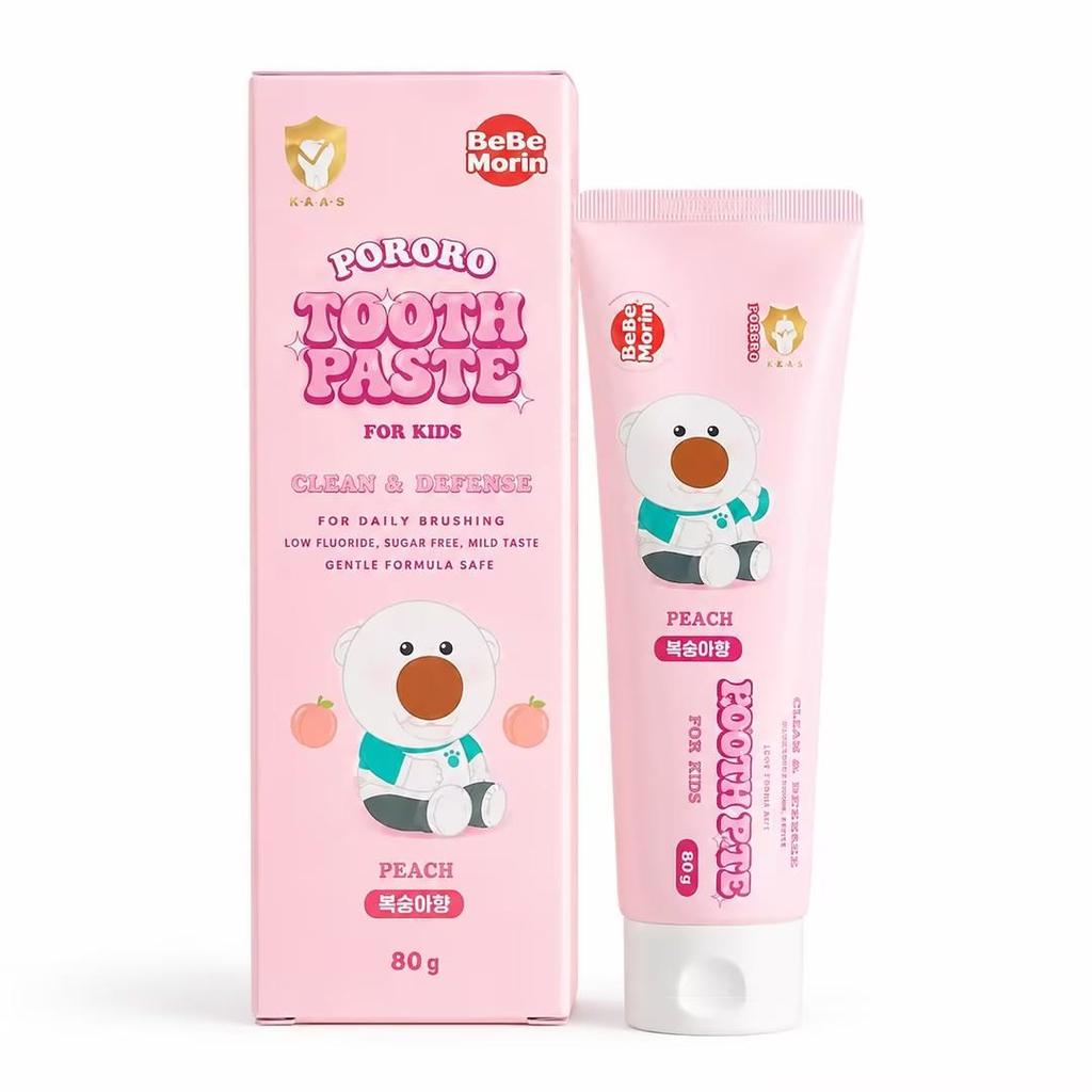 Dentifricio per Bambini PORORO 90g 5 gusti