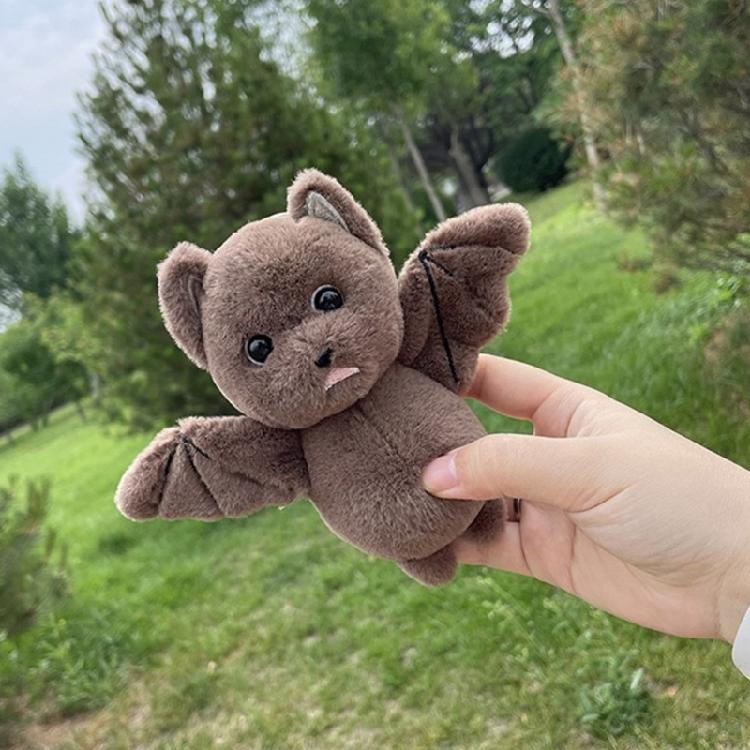 Multifunktionaler Fledermaus-Form Plüsch-Anhänger für Schlüssel und Taschen Stofftier-Anhänger Schlüsselanhänger Kreatives Halloween-Accessoire