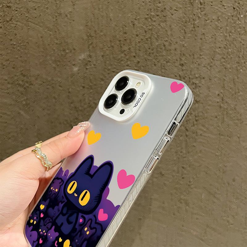 Silikonhülle für Vivo Y22 Y33S Y29 Y27 Y28 iPhone 17 16 15 14 13 12 11 Samsung A06 A16 A26 A36 A56 Abdeckung DIY Bemalt Cartoon Stoßfestes Handy-Stoßfänger