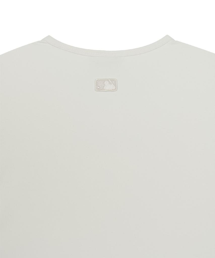 Emelbi Women'S Basic Cutout Slim Semi-Crop Long Sleeve T-Shirt Ny (Cream)