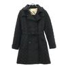 BURBERRY Herringbone quilting trench coat 14Y black Kid's Used