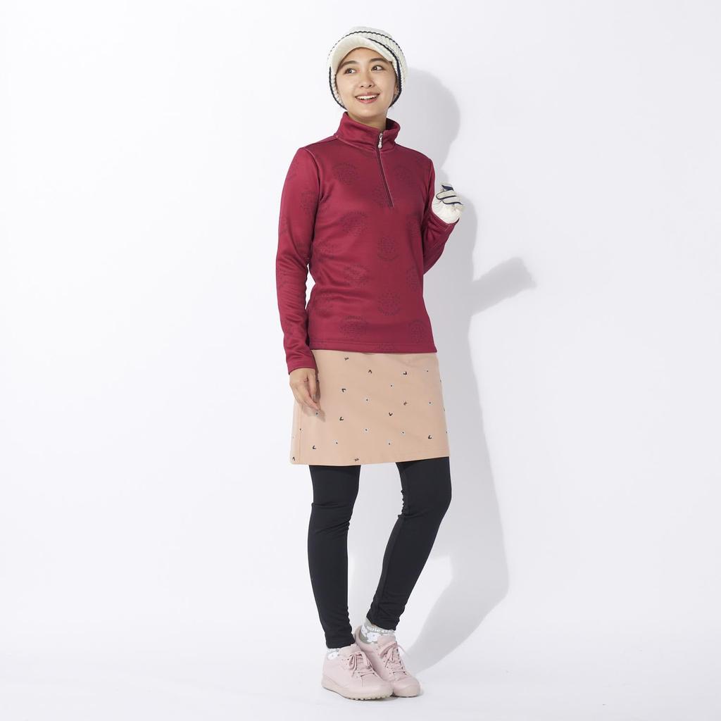 Marie Claire Women's Half-Zip Mock Neck Shirt 734536