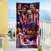 Atletico Madrid Customize Your Name Beach Towel Quick-Dry Soft Microfiber Perfect for Traveling Yoga Camping and Swimming