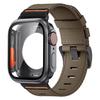 Nylon Loop Strap+PC Case For Apple Watch Series 11 10 42mm 46mm 45mm 44mm 41mm 40mm Cover Band for Iwatch 9 8 7 6 5 SE3/2/1 3 21