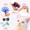 14 Pack Spring Paper Hair Ball Cat Toy Set Cat Toy Interactive  Pet Products for Cat Toys Pet Accessories