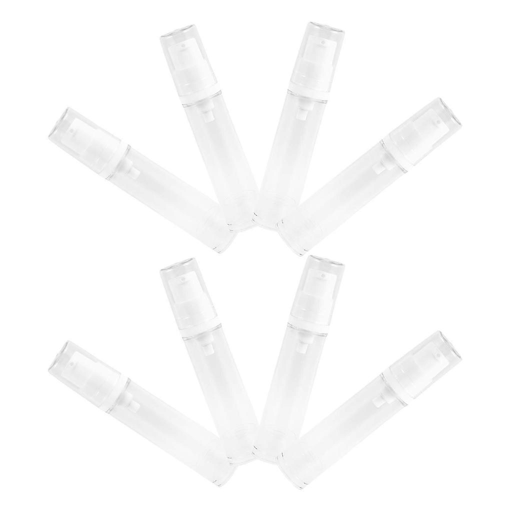 Foundation Mini Container Airless Pump Bottle for Travel 8Pcs Set White