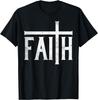 Faith Cross God Jesus Christ Prayer Religious Christian Gift T-Shirt