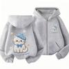 Autumn-Winter Y2K Cool Star Pattern Children's Hooded Sweatshirt for Medium-Size Kids - Comfortable and Warm Pullover Sweater