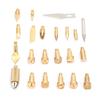 23Pcs Brass Wood Burning Tips Set Screw-in Type For Wood Burning Pen Wood Burning Pen Tips Brass Soldering Tips