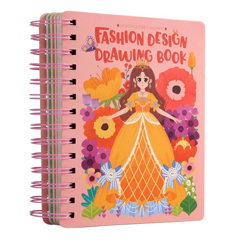 3-in-1 Princess Dress-Up Poke-a-Dot Painting Storybook Kit for Kids – Educational DIY Craft & Toy