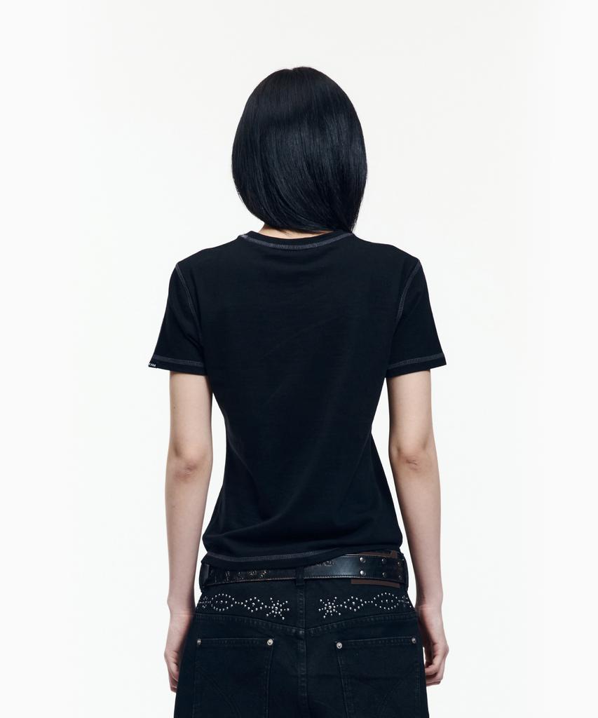 AAKAM Big Patch Cros2 Half Top (Black)