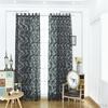 Grommet Floral Textured Bay Window
