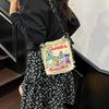2025 New Japanese Embroidery Mobile Phone Bag Simple Bag Women's Fashion Versatile Portable Trend Messenger Shoulder Bag Women