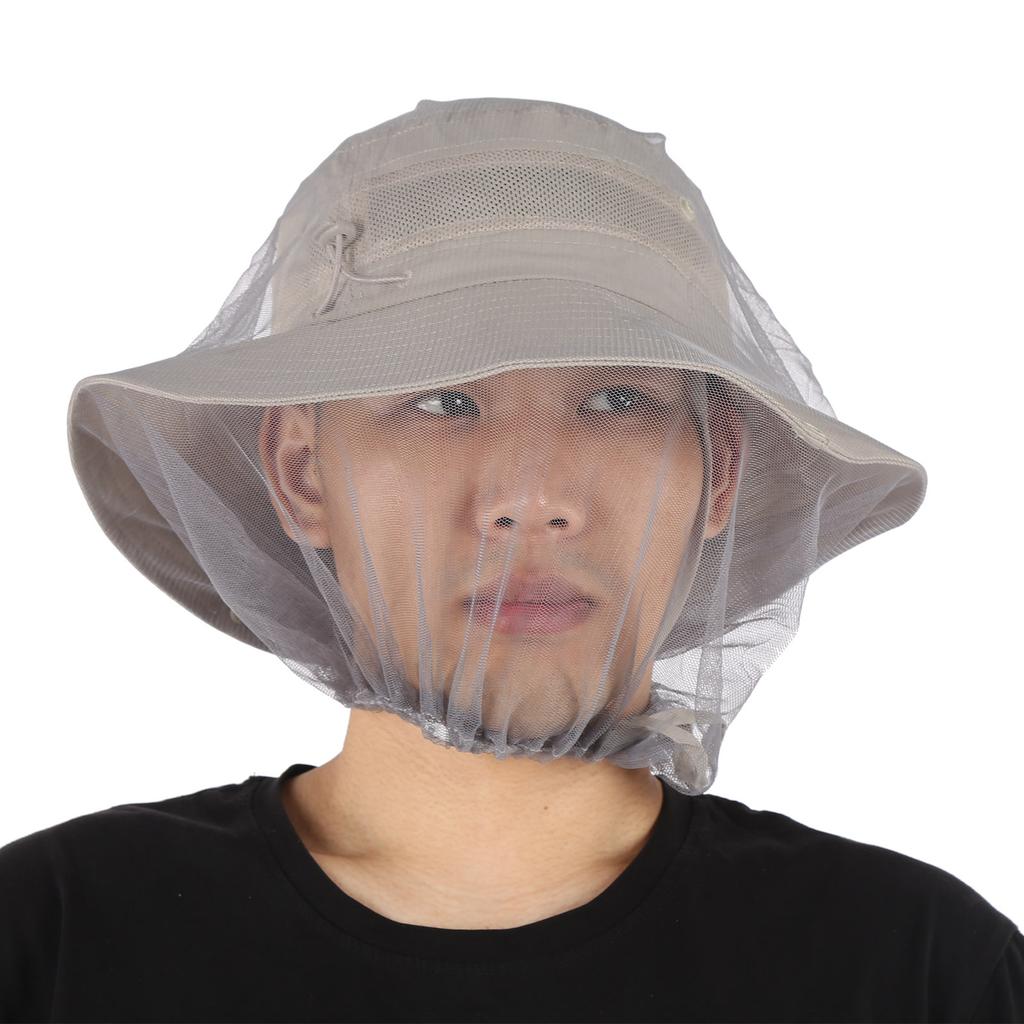 Nylon InsectProof Mosquito Night Fishing Net Sunscreen Breathable Mesh Sheild  (Black )