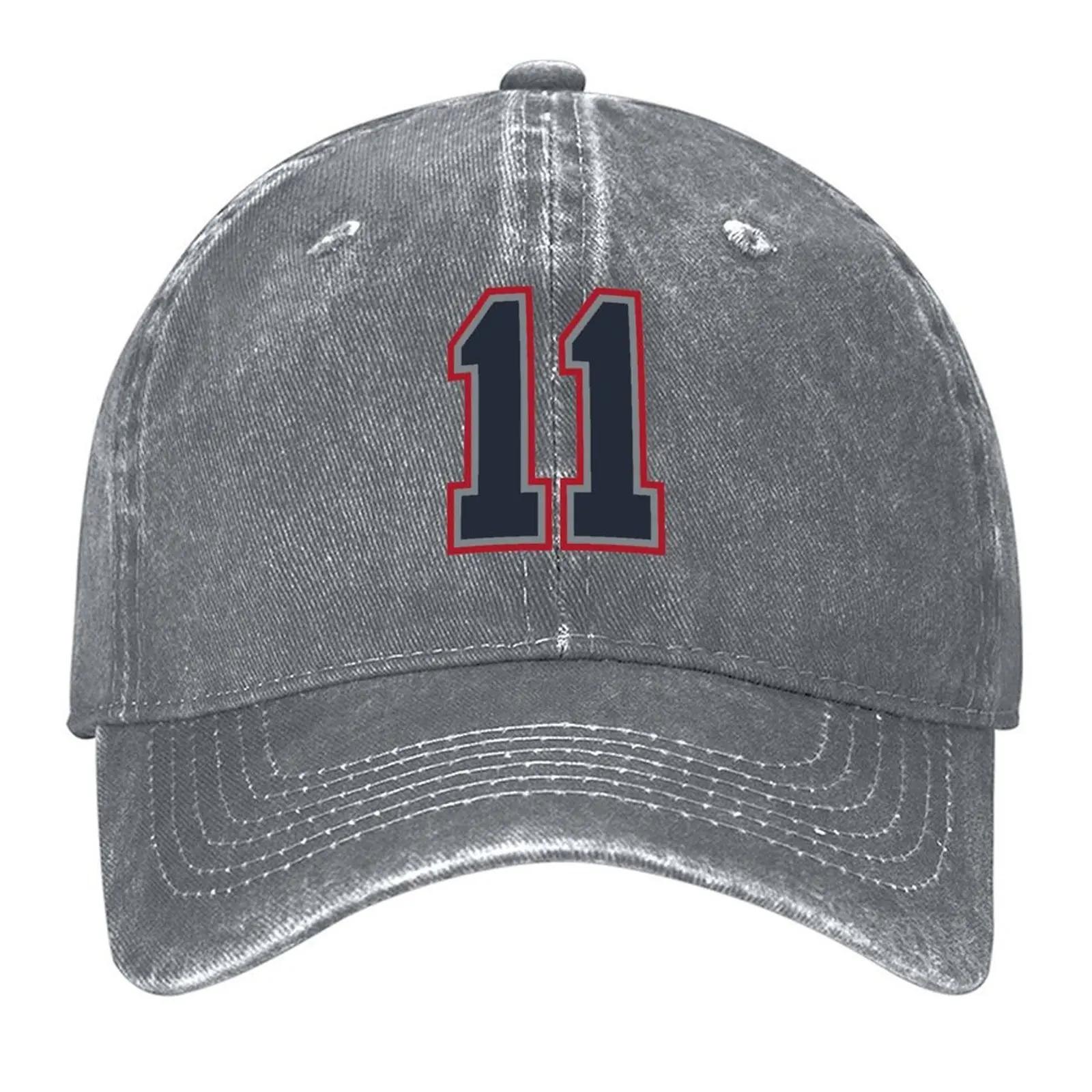 New Navy Grey Red Sports Number Eleven Baseball Cap Rugby fun hats Trucker Cap Hat Luxury Brand For Unisex Womens