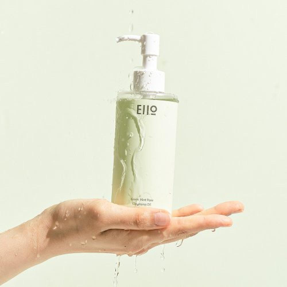 Eiio Green Mint Set Huile Nettoyante pour les Pores Huile Nettoyante 200ml Mousse Nettoyante 150ml