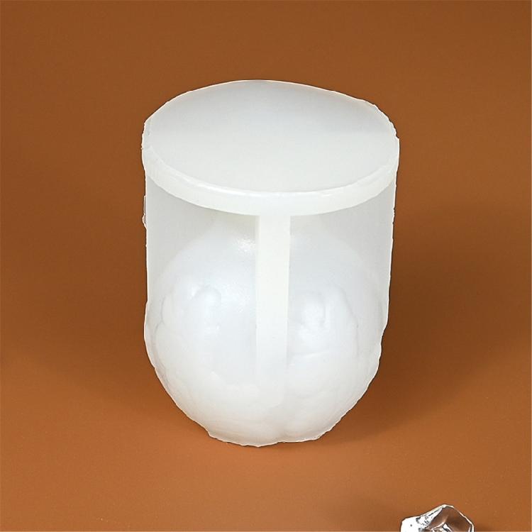 Granatäppleform Ljus Silikonformar för Handgjord Ljustillverkning Tvåltillverkning Chokladgodis Bakning Gips Silikonformar