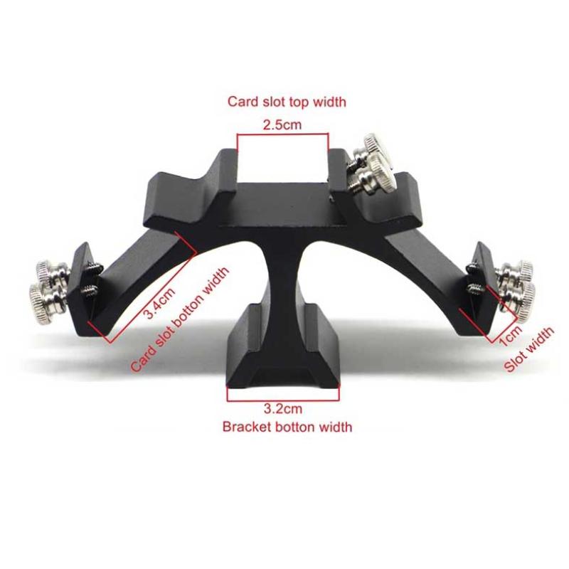 For Finderscope Bracket Three-head Finder Scope Mounting Bracket For Astronomical Telescope Finderscope Bracket