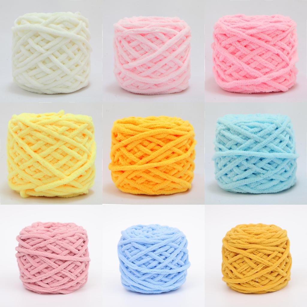 Multi Colored Single Thick Yarn Ball For Knitting Craft Projects And Home Diy Use
