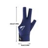 Breathable Three Fingers Glove NonSlip Billiard Training Gloves Pool Mittens Portable Left/Right Hand Billiards Glove
