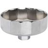 SaferCCTV 84mm 14 Flutes Oil Filter Wrench Cap Socket Removal Tool Compatible with Diesel Engines 3.0L