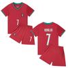 24-25 Portugal Away No. 7 Club Football Jersey Children'S Clothing Adult Set