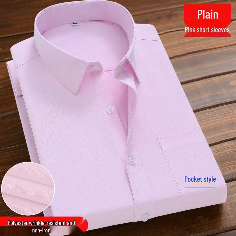 Мужская летняя белая рубашка с коротким рукавом в стиле business casual - Профессиональная официальная одежда для работы или собеседования 3XL gray