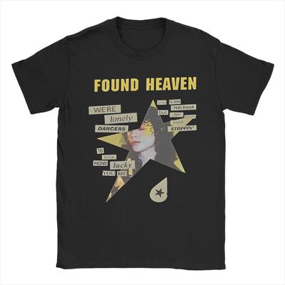 Camiseta Conan Gray Found Heaven para Hombre Geniales Camisetas de Algodón Puro Cuello Redondo Manga Corta Camiseta Tops Únicos