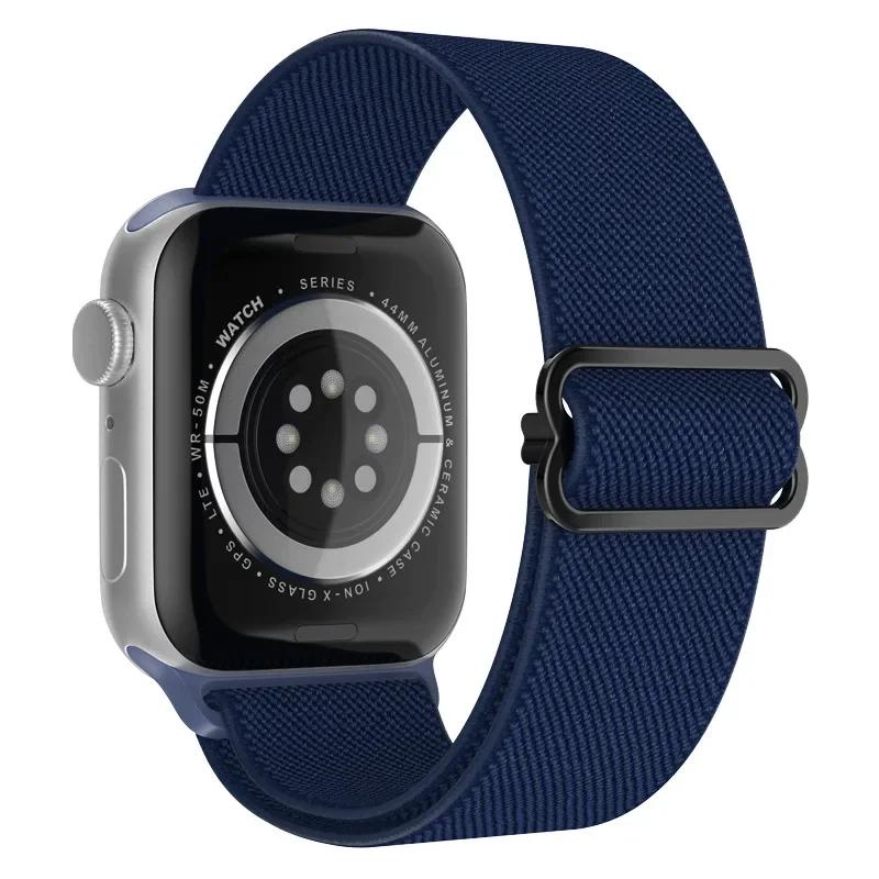 Elastyczny Nylonowy Pasek do Apple Watch ultra 2 49mm Seria 9/8/7 41mm 45mm38/42-40mm/44mm Boho Bransoletka iWatch 6 5 4 3 Se Pasek