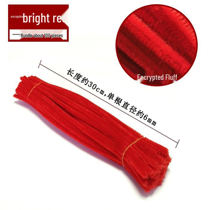 Super Dense Velvet Chenille Stems Sunflower Bouquet DIY Kit with Eco-Friendly Pipe Cleaners