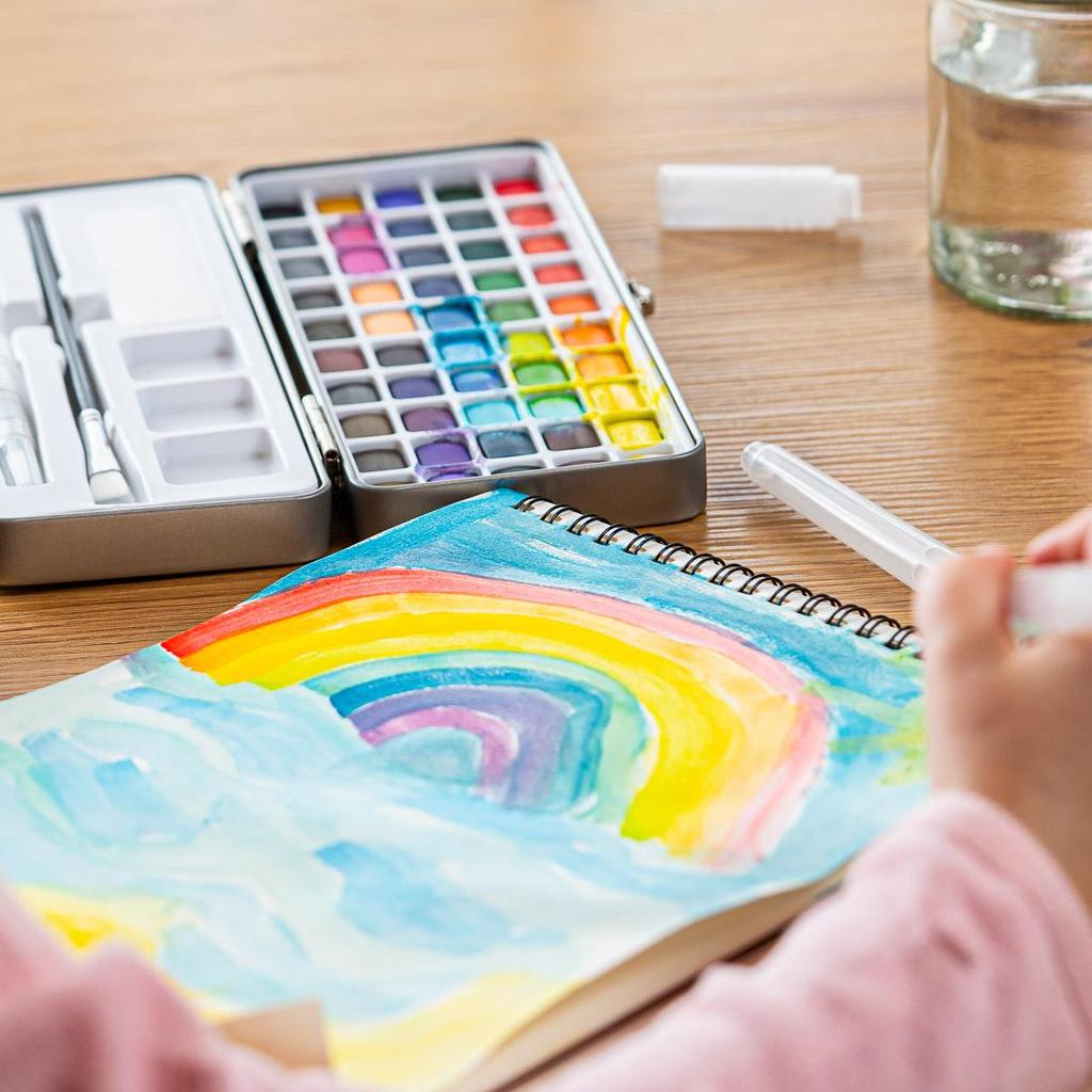 Carta per Pittura ad Acquerello Disegno Scarabocchio A5+, 30 fogli