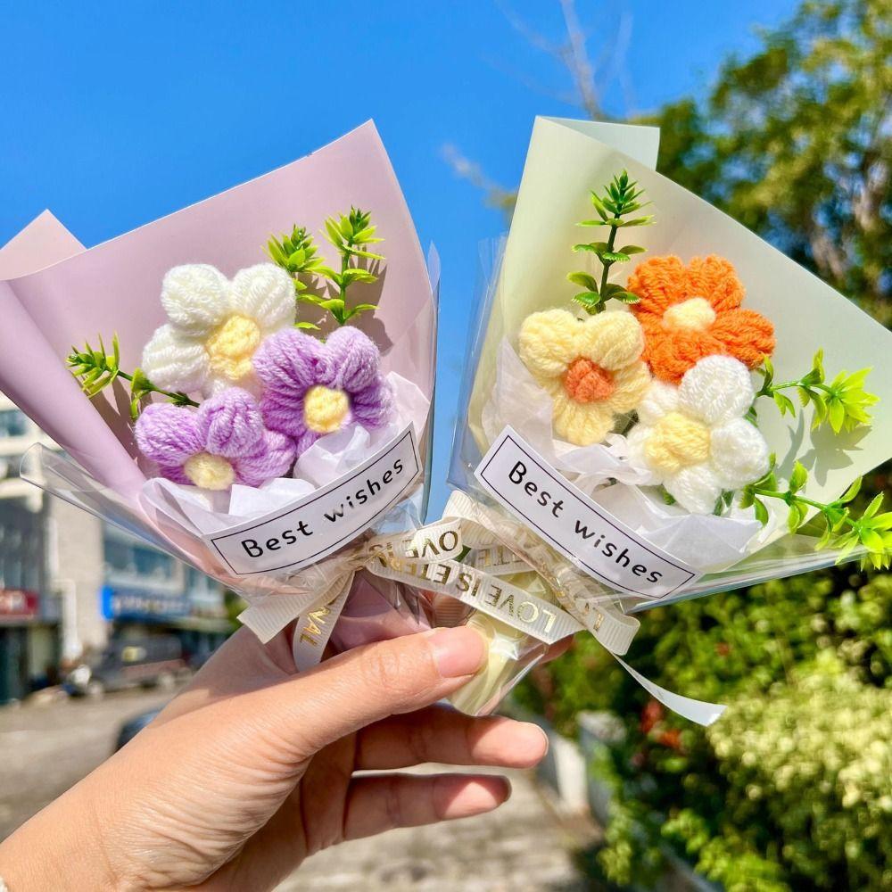 Cartoon Flower DIY Bouquet Bouquet Decoration Mini Flower Bouquet Toy  Valentine'S Day