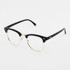 Unisex Half-rimmed, Half-horned Retro Glasses Frame