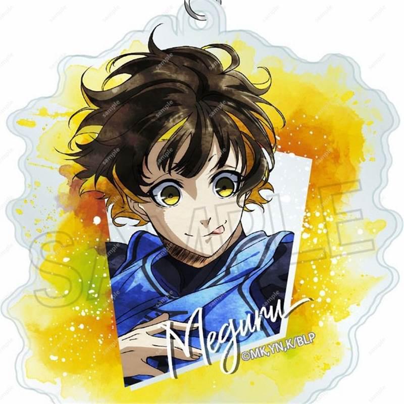 Charaktere von Blue Lock: Yoichi Isagi, Meguru Bachira, Hyoma Chigiri - 8 Arten Sammlung