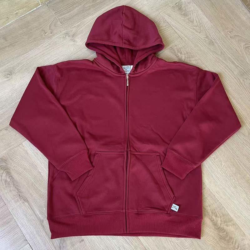 AKIMBO Trendy Mikina na zip s potiskem loga - Podzim/Zima Mikina s plyšovou podšívkou