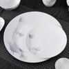 ZISIZ New Chinese Style Luxury Ceramic Dinnerware Set