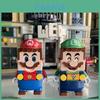 Conjunto de Brinquedos de Blocos de Construção Infantis do Mario com 64 Caixas Misteriosas Atacado