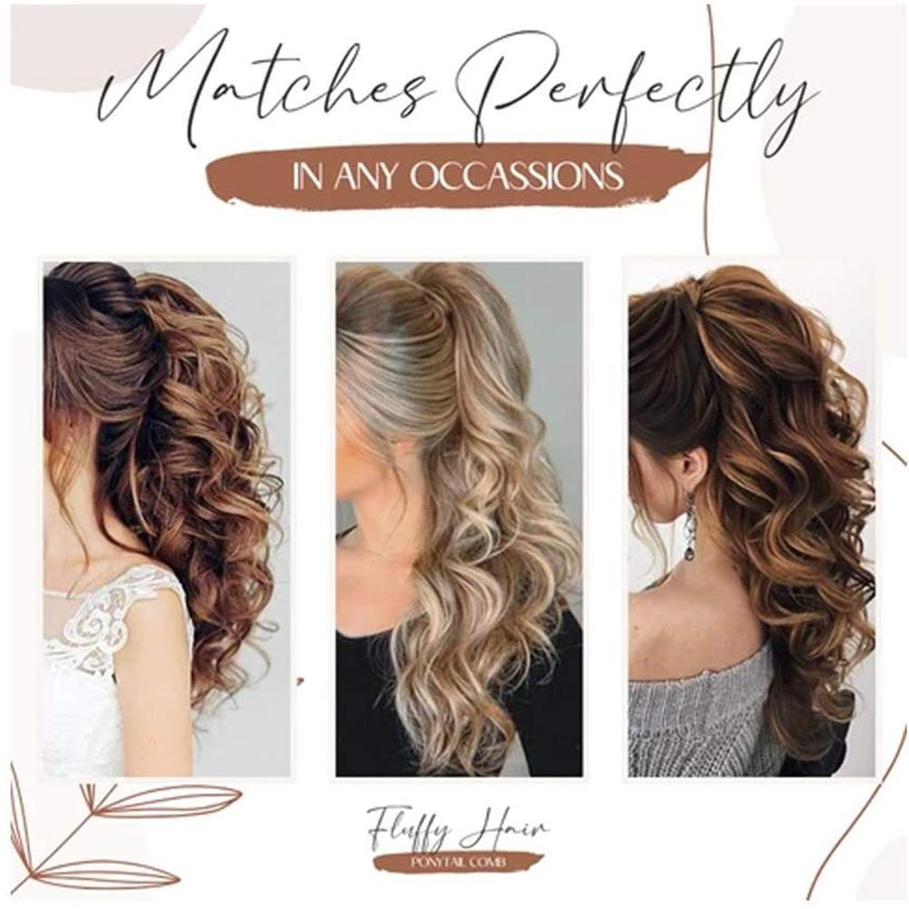 2 stk Dame Sidekam for Fint Hår Kaffe Svart Flerbruks Lett Hårsidekam